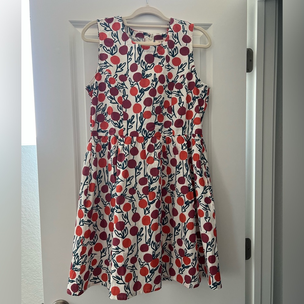 Mata Traders Pleated A-Line Cotton Sundress